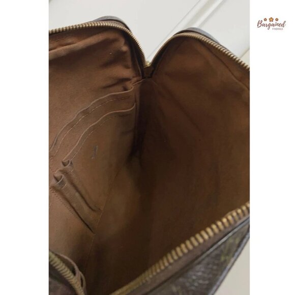 Authentic Louis Vuitton Brown Monogram Coated Canvas Trotteur Beaubourg PM Bag - Picture 8 of 12